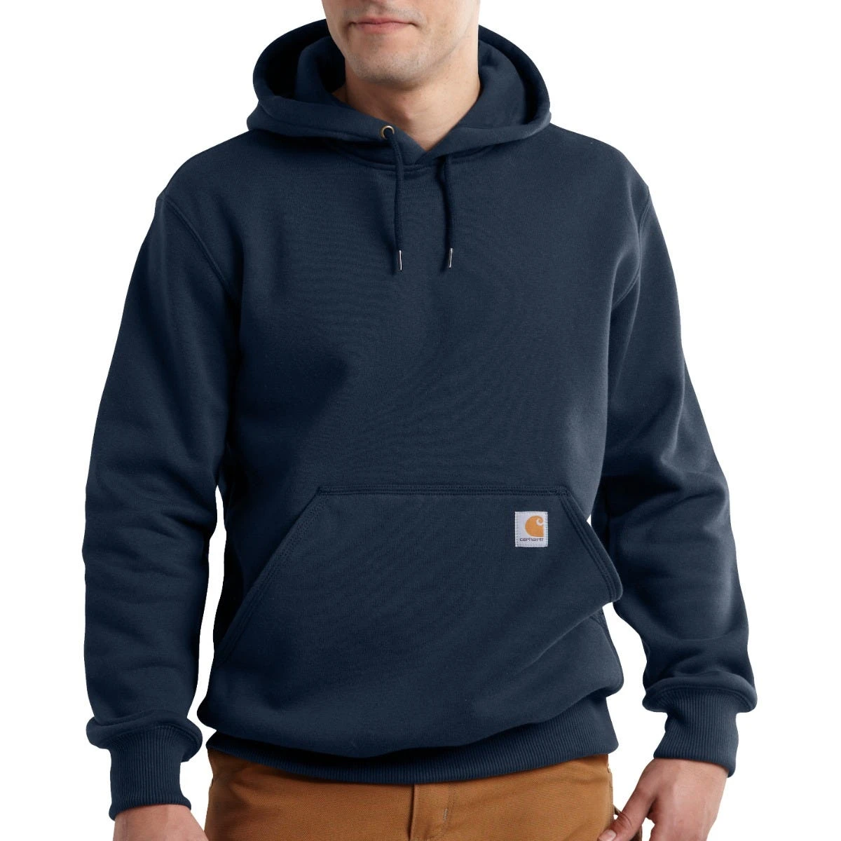Carhartt Sweatshirts: Men's 100615 472 New Navy Paxton Rain Defender Hooded Sweatshirt