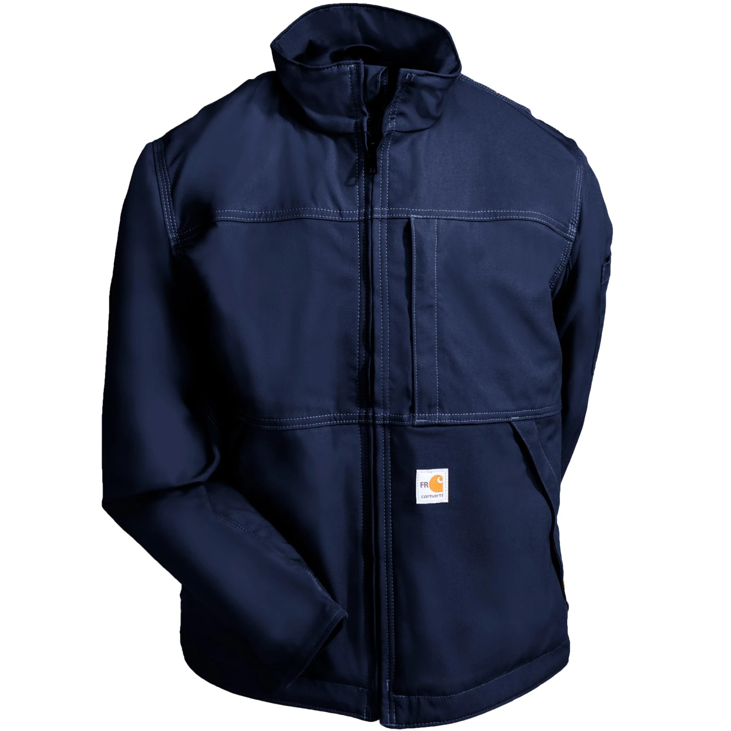 Carhartt Jackets: Men's Navy 102179 410 FR Full Swing Quick Duck Jacket - Image 3