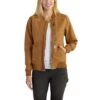 Carhartt Jacket: Women's 102524 211 Carhartt Brown Crawford Bomber Jacket
