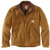 Carhartt Jackets: Men's 103828 BRN Brown Blanket Lined Relaxed Fit Detroit Jacket