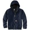 Carhartt Jackets: Men's 104050 I26 Navy Washed Duck Insulated Loose Fit Active Jacket