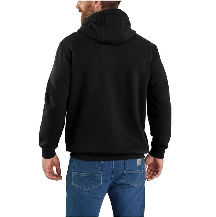 Carhartt Sweatshirts: Men's 105192 BLK Black Loose Fit Midweight Carhartt C Graphic Sweatshirt - Image 2