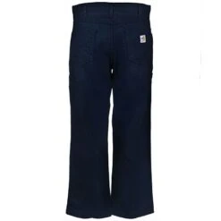 Carhartt Jeans: Men's Navy Flame-Resistant Loose Fit Canvas Jeans FRB159 DNY