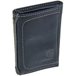 Carhartt Wallets: B000020900199 Black Pebble Leather Trifold Wallet