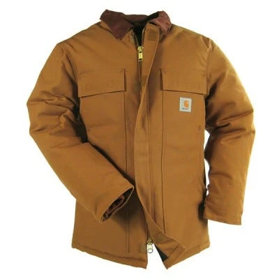 Carhartt Coats: Men's C003 BRN Brown Traditional Arctic Duck Coat