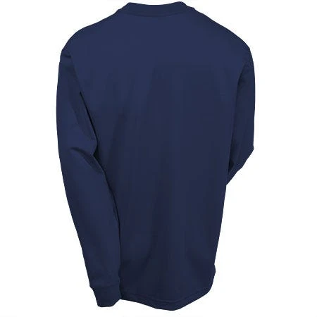 Carhartt Force Shirts: Men's Force Navy Blue 100237 410 Flame Resistant Henley Work Shirt