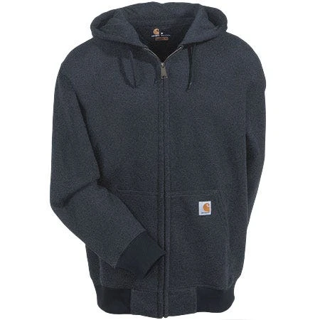 Carhartt Sweatshirts: Men's Water Resistant 100614 026 Grey Paxton Hooded Zip Sweatshirt - Image 3