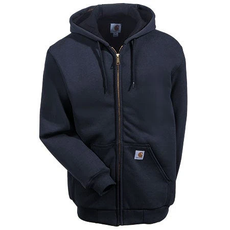 Carhartt Sweatshirts: Men's Rutland Rain Defender 100632 472 Zip Men's Hooded Sweatshirt - Image 3