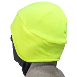 Carhartt Hats: Men's A202 BLM Lime Green High-Visibility 2-In-1 Fleece Hat
