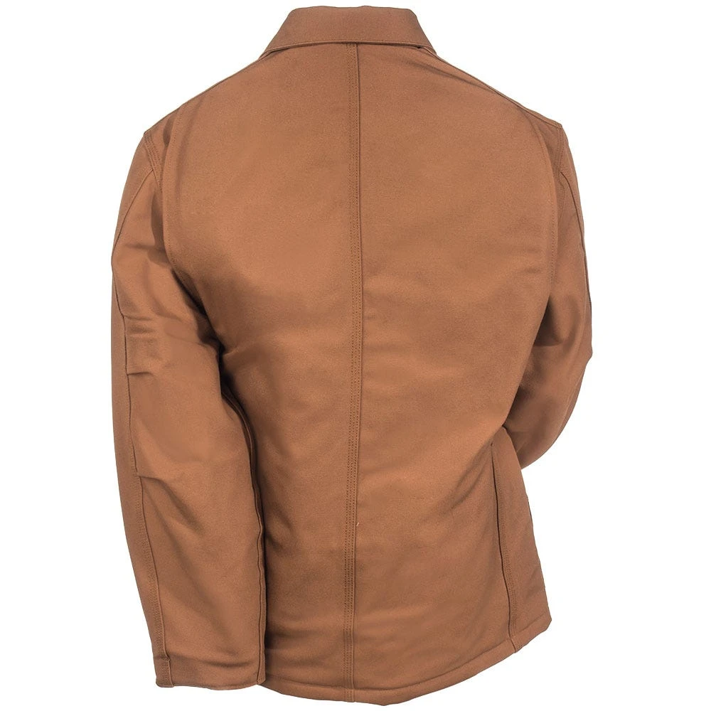 Carhartt Coats: Men's Flame Resistant 101618 211 Cotton Duck Lined Traditional Coat