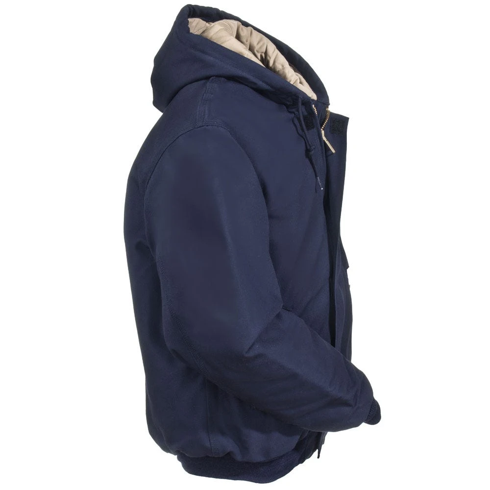 Carhartt Jackets: Men's 101621 410 FR Duck Navy Blue Jacket - Image 5
