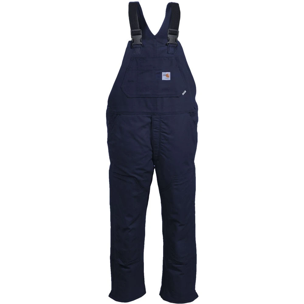 Carhartt Overalls: Men's 101626 410 Flame Resistant Lined Cotton Duck Bib Overalls - Image 2