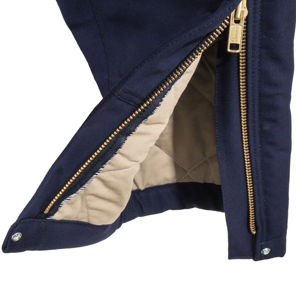 Carhartt Overalls: Men's 101626 410 Flame Resistant Lined Cotton Duck Bib Overalls - Image 5