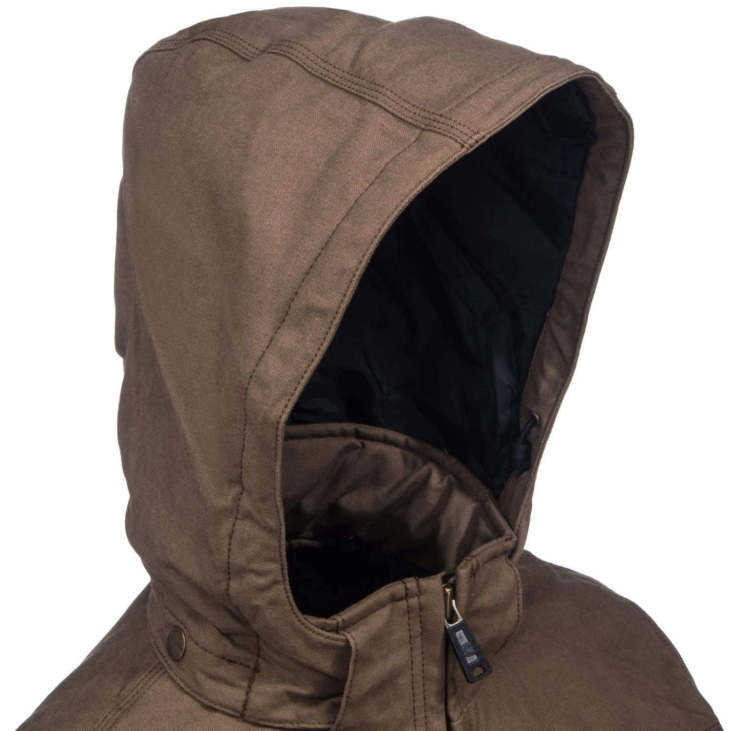 Carhartt Jackets: Men's Full Swing Cryder 102207 908 Brown Winter Jacket - Image 4