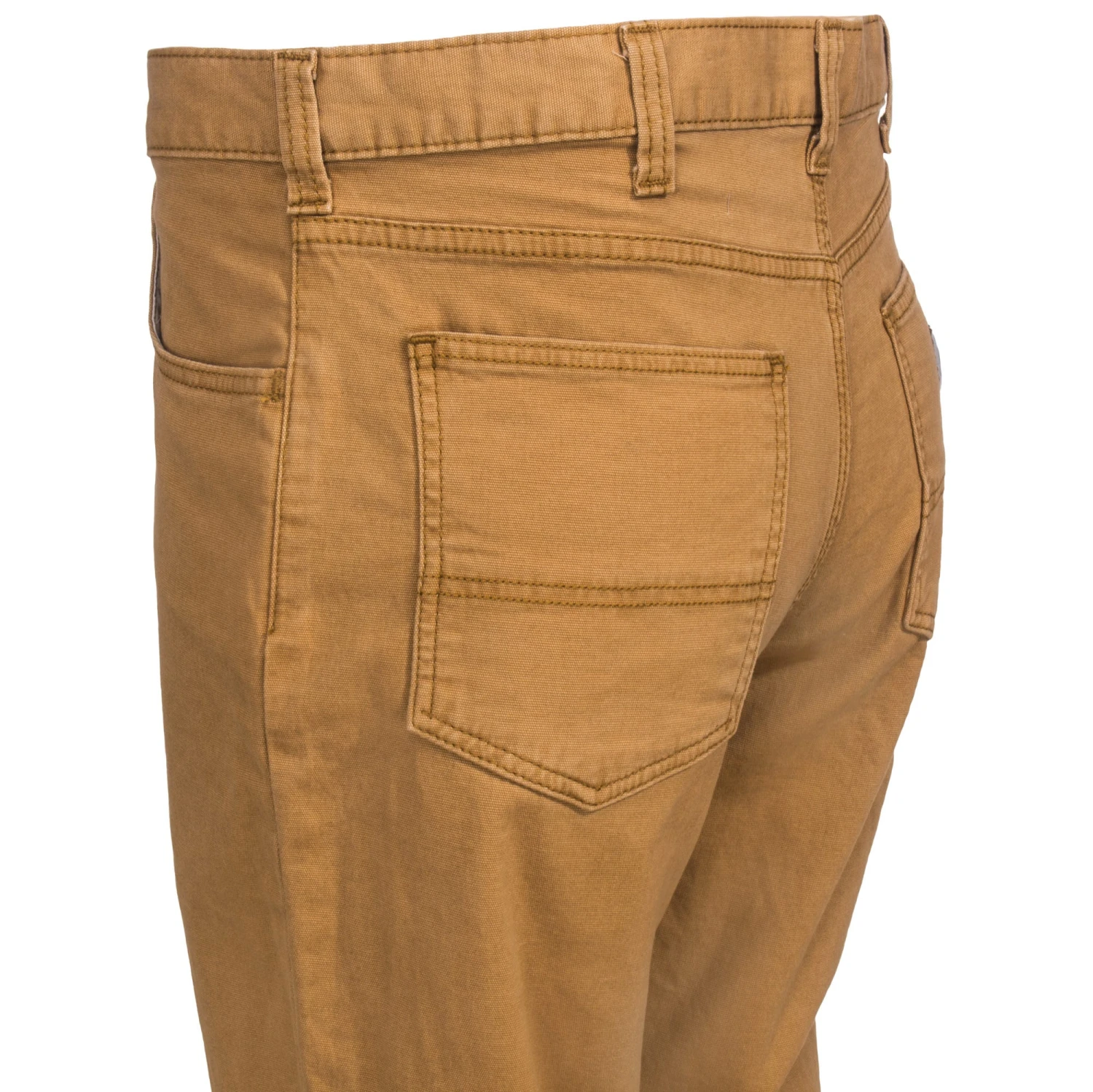 Carhartt Pants: Men's 102517 918 Brown Hickory Rigby Rugged Flex Canvas Five-Pocket Pants - Image 3