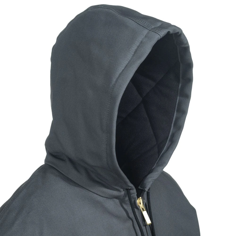 Carhartt Jackets: Men's J140 GVL USA-Made Flannel-Lined Cotton Duck Active Jacket - Image 4