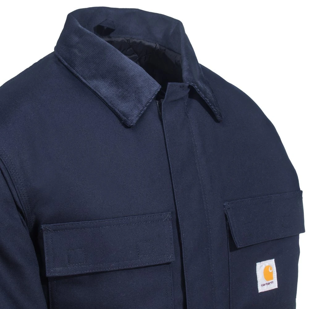 Carhartt Coats: Men's C003 DNY Navy Quilt Lined Artic Winter Coat - Image 2