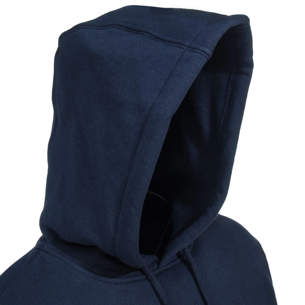 Carhartt Sweatshirts: Men's K288 472 New Navy Blue Midweight Hooded Logo Sweatshirt - Image 4