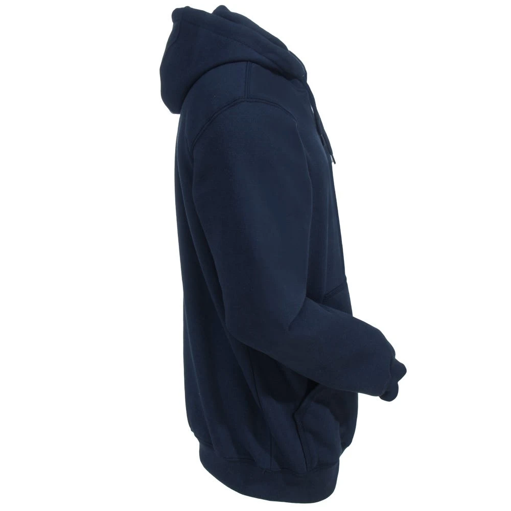 Carhartt Sweatshirts: Men's K288 472 New Navy Blue Midweight Hooded Logo Sweatshirt - Image 5