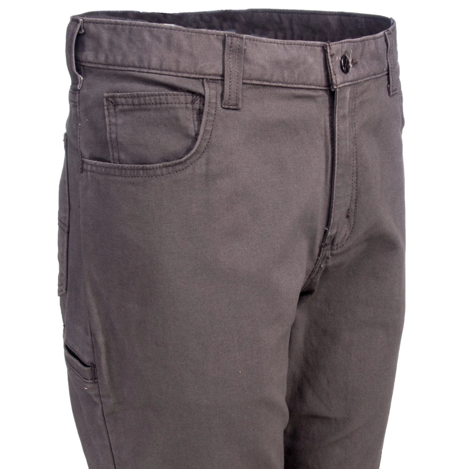 Carhartt Pants: Rugged Flex Rigby 102517 909 Men's Dark Coffee 5-Pocket Work Pants - Image 3