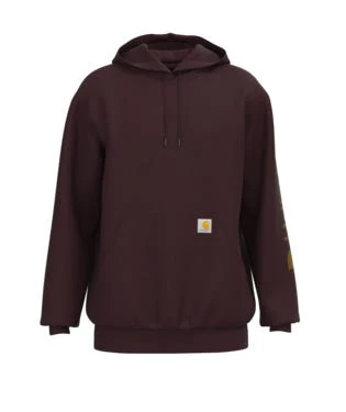 Carhartt Sweatshirts: Men's K288 PRT Port Midweight Hooded Logo Sweatshirt - Image 2