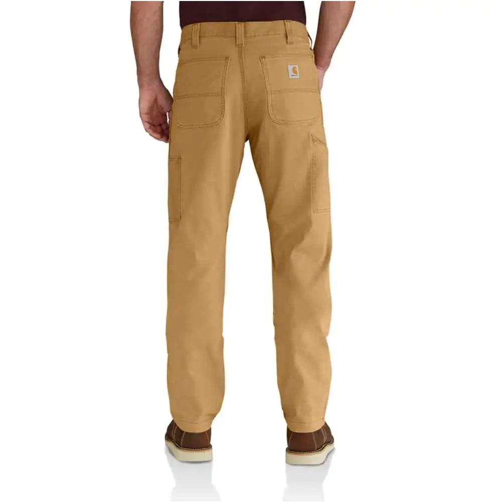 Carhartt Pants: Men's 102802 918 Hickory Rugged Flex Rigby Double Front Pants - Image 2