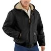 Carhartt Jackets: Men's 101621 001 Black FR Active Quilt Lined Jacket