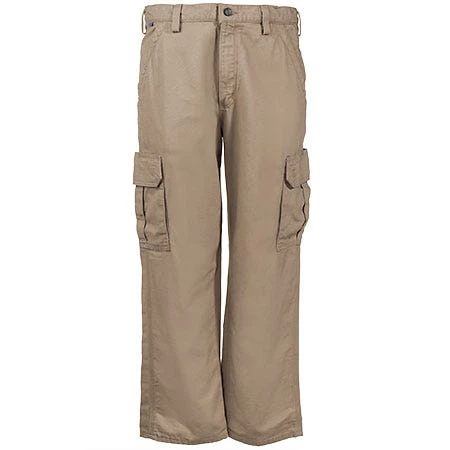 Carhartt Pants: Men's Khaki Flame Resistant Canvas Cargo Pants FRB240 GKH