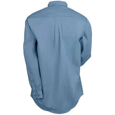 Carhartt Shirts: Men's FR Blue FRS160 MBL Twill Work Shirt - Image 2