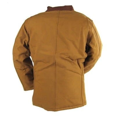 Carhartt Coats: Men's C003 BRN Brown Traditional Arctic Duck Coat - Image 5