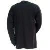 Carhartt Shirts: Men's Black K128 BLK Long Sleeve Workwear Henley Shirt