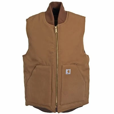 Carhartt Vests: Men's Brown V01 BRN Water-Repellent Insulated Arctic Vest