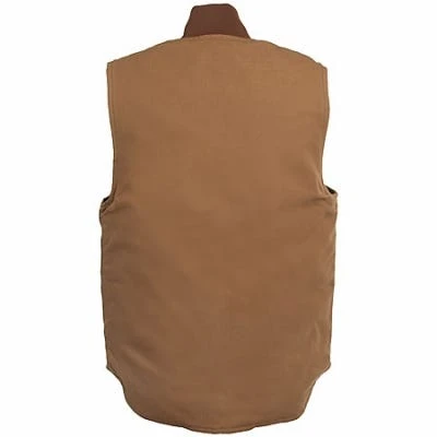 Carhartt Vests: Men's Brown V01 BRN Water-Repellent Insulated Arctic Vest - Image 2